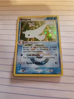Dewgong 3/112 Firered & Leafgreen Reverse Holo Rare Pokemon *NICE* - Image 1