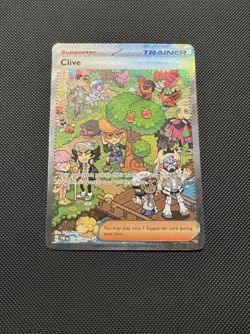 Pokemon TCG Clive 236/091 Sv: Paldean Fates Special Illustration Rare Near Mint - Image 2