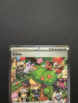 Pokemon TCG Clive 236/091 Sv: Paldean Fates Special Illustration Rare Near Mint - Image 3