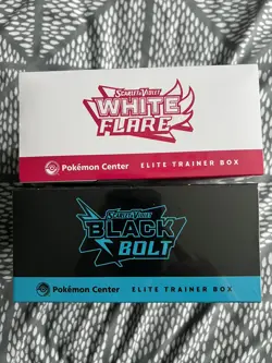 Pokemon Center Black Bolt & White Flare ETB Set – Elite Trainer Box Sealed - Image 5