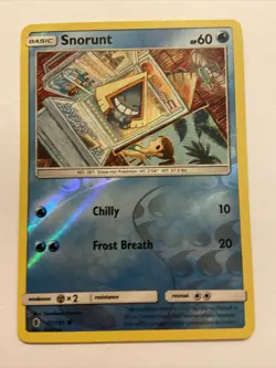 Pokemon TCG - Snorunt (Reverse Holo) - 31/145 - Guardians Rising - NEW - Image 1