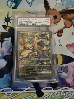 2025 Pokemon JTG Hop's Zacian ex #186 /159 Special Illustration Rare PSA 10 - Image 1
