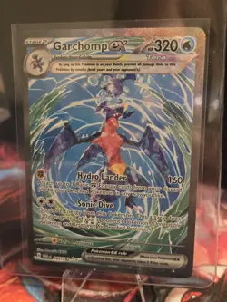 Pokemon Garchomp ex 245/182 SV04: Paradox Rift Special Illustration Rare Holo - Image 1