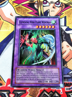 Elemental Hero Flame Wingman dp1-en010 Unltd Ed (LP) Super Rare Yu-Gi-Oh! - Image 1