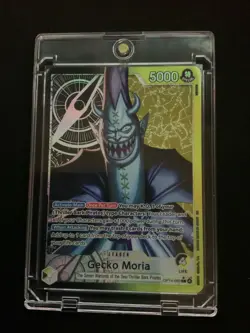 Gecko Moria - (Alternate Art) OP14-080 The Azure Sea's Seven One Piece Foil NM - Image 1