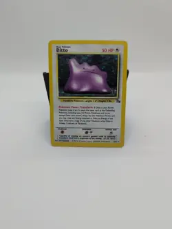 Pokemon TCG Ditto Fossil Holo Rare Card 3/62 MP - Image 1