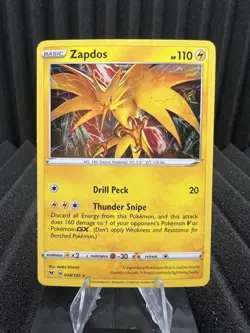 Zapdos 048/185 Swsh04 - Vivid Voltage Holo - Pokemon Card LP - Image 1