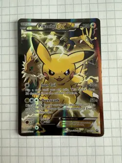 Pokemon Pikachu EX XY124 Black Star Promo 2016 Holo Card TCG LP - Image 1