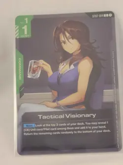 Gundam TCG Tactical Visionary ST07-014 Store Tournament Participation Card - Image 1
