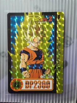 Dragon Ball Z No.117 Son Goku Card Carddass Remix Holo - Image 1