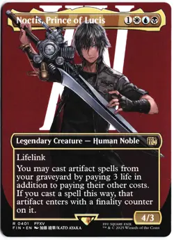 Noctis, Prince of Lucis (Borderless) R FINAL FANTASY 401 NM - Image 1