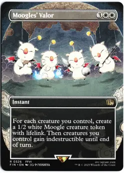 Moogles' Valor (Borderless) R FINAL FANTASY 326 NM - Image 1