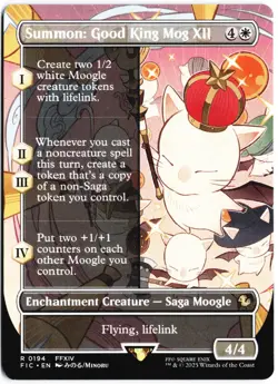 Summon: Good King Mog XII (Borderless) R Commander: FINAL FANTASY 194 NM - Image 1