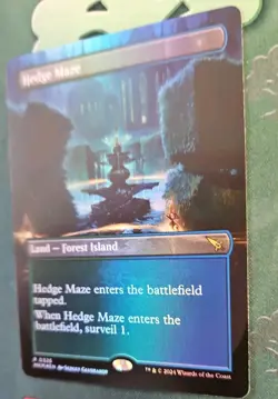 NM Hedge Maze Borderless (Foil) Murders at Karlov Manor MTG #326 - Image 3