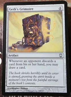 1x Geth's Grimoire NM/M Darksteel Uncommon Magic The Gathering Mtg - Image 1