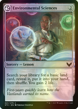 MTG Environmental Sciences Foil ** Strixhaven: School of Mages ** English (NM) - Image 1