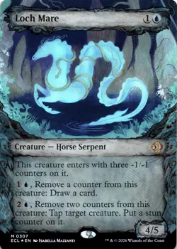 Loch Mare FOIL SHOWCASE Lorwyn Eclipsed Magic MTG NM - Image 1