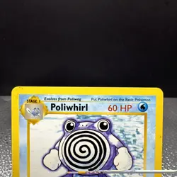 Pokemon TCG Poliwhirl 1st Edition Shadowless Base Set - Image 3