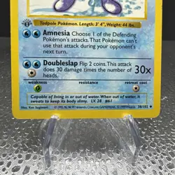 Pokemon TCG Poliwhirl 1st Edition Shadowless Base Set - Image 4