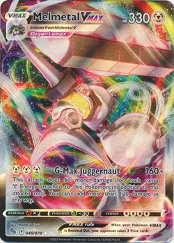 UR-01 Holo Melmetal VMAX 048/078 Ultra Rare Pokemon GO - Image 1