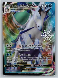 Pokemon Ice Rider Calyrex VMAX Holo Promo #046/198 - Image 1