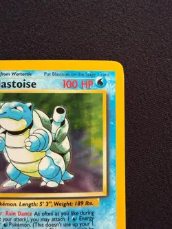 1999 Pokemon Blastoise Holo 2/102 Base Set Unlimited WOTC English LP/MP - Image 4