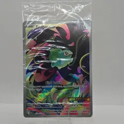 Pokemon Bulbasaur Mega Evolution Holo 2025 Promo Pack Trading Card Game - Image 1