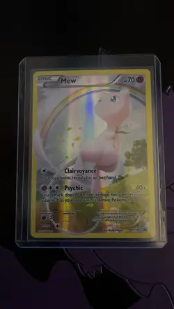 Pokemon TCG Mew XY110 XY Holo Promo Basic Clairvoyance Psychic - Image 1
