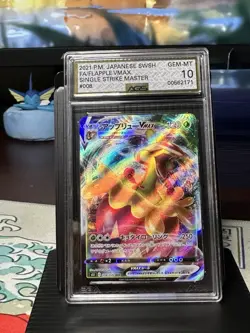 Flapple VMAX 008/070 Single Strike Master Holo 320 HP AGS 10 Pokemon TCG Japane… - Image 1