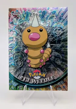2000 Topps Chrome Pokemon: Weedle #14 - NM - Image 1