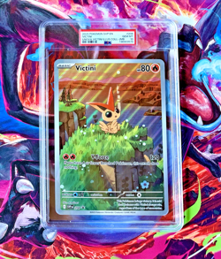 PSA 10 - 2025 POKEMON Victini Ill. Collection BLACK STAR PROMO VICTINI 208 JUMBO - Image 1