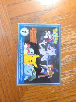 Squirtle #07 Pokemon PokeTrivia Mewtwo Strikes Back Burger King Promo VINTAGE - Image 3