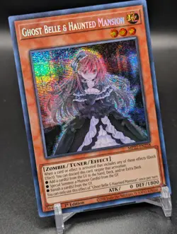 Ghost Belle & Haunted Mansion MP22-EN258 Prismatic Secret Rare Yu-Gi-Oh NM - Image 1