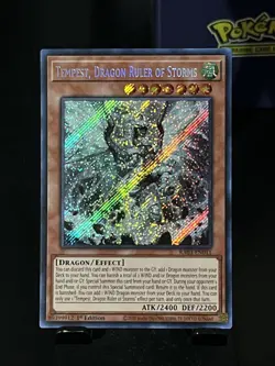Yu-Gi-Oh! TCG Tempest Dragon Ruler of Storms RA03-EN011 (Secret Rare) 1st Ed - Image 1