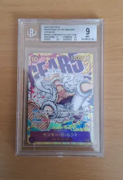 2023 One Piece Luffy OP05-119 SEC Alternate Art BGS 9 - Image 1