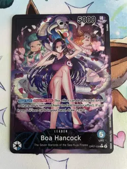 Boa Hancock OP07-038 Alt Art Leader ENGLISH One Piece Card Game - Image 1