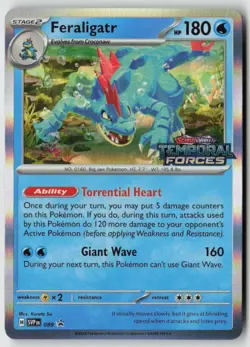 Feraligatr - (Prerelease) 089 - SV: Scarlet & Violet Promo Cards Holo - PTCG - Image 1
