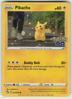 Holo Foil Pikachu - (Cosmos Holo) 027/078 Promo Miscellaneous Cards & Products - Image 1