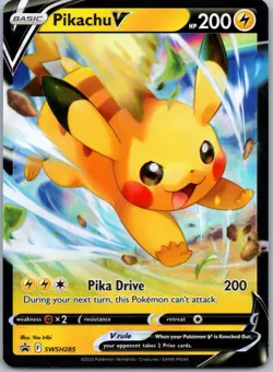 Pikachu V - Promo SWSH: Sword & Shield Promo Cards SWSH285 NM - Image 1