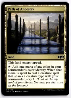 Path of Ancestry NM TDC Commander: Tarkir: Dragonstorm MTG - Image 1