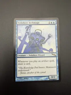 Vedalken Archmage; Mirrodin; MTG; Magic the Gathering; LP-NM - Image 2