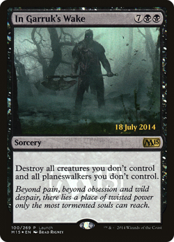 In Garruk's Wake #100 (Foil) MP Launch Party & Release Event Promos Magic MTG - Image 1
