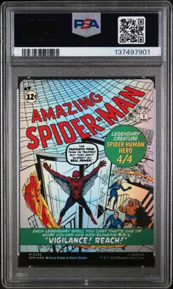 Magic The Gathering Spider-Man - Peter Parker/Amazing Spider-man 0232 Foil PSA 9 - Image 2