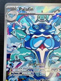 Palafin - 200/197 - Pokemon Obsidian Flames ILLUSTRATION RARE Card-SV03 2023 TCG - Image 5