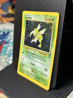 Pokemon Scyther 017/130 Base Set 2 Holo Rare Holo 70 HP Pokemon TCG - Image 3