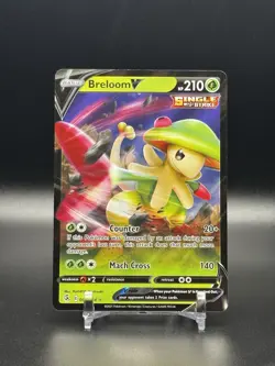 Breloom V 006/264 2021 Pokemon SWSH Fusion Strike Ultra Rare - Image 1