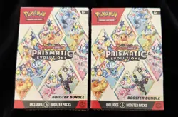 Pokemon TCG Prismatic Evolutions Factory Sealed Booster Bundle Lot Of 2 - Image 1