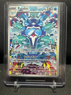 Palafin 200/197 IR Illustration Rare Holo Pokemon 2023 Obsidian Flames NM - Image 1