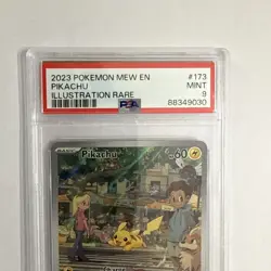 Pokemon TCG Pikachu 173/165 Scarlet & Violet 151 Illustration Rare Holo PSA 9 - Image 2