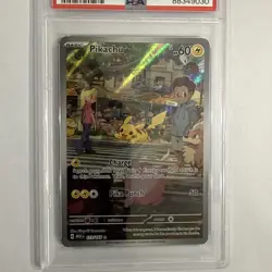 Pokemon TCG Pikachu 173/165 Scarlet & Violet 151 Illustration Rare Holo PSA 9 - Image 3